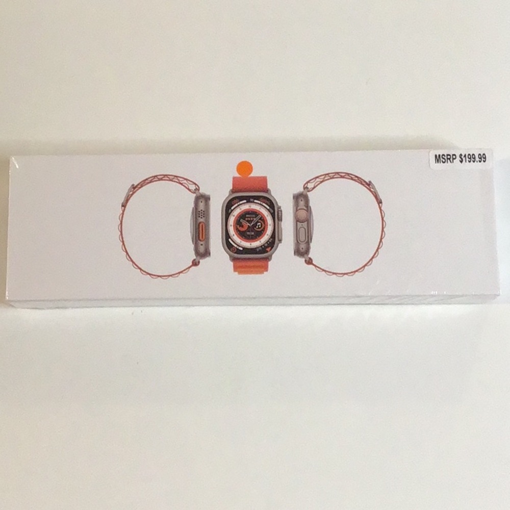 Source Unknown Orange Smartwatch with Sleek Design